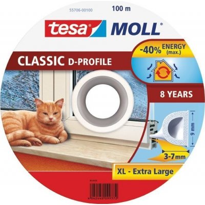 Senzačne Těsnění tesamoll® profil D, 9 mm, hnědé, 100 m ST2211208