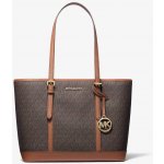 Michael Kors jet set travel small logo kabelka hnědá – Hledejceny.cz