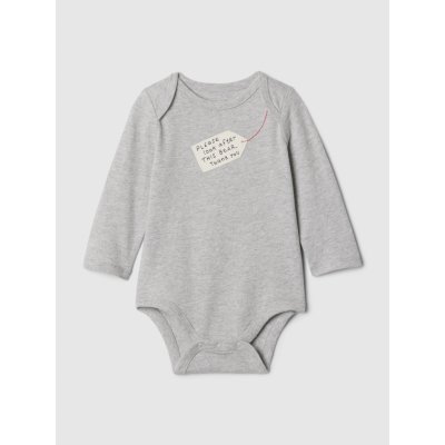 Baby body Gap × Paddington Šedá – Zbozi.Blesk.cz