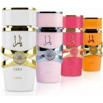 Lattafa Yara EDP 5 ml + Lattafa Yara Candy EDP 5 ml + Lattafa Yara Moi EDP 5 ml + Lattafa Yara Tous EDP 5 ml – Zbozi.Blesk.cz