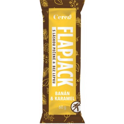 Cerea Flapjack Banán a karamel bezlepkový 60 g