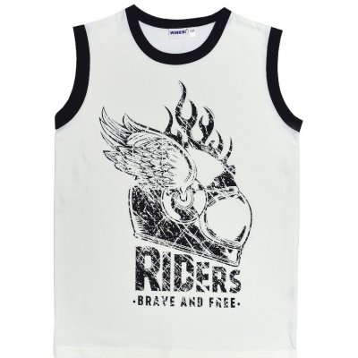 Winkiki Kids Wear chlapecké tričko Riders bílá – Sleviste.cz