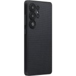 Pitaka PIN Button Case Black/Grey Plain Samsung Galaxy S25 Ultra PBS2501U – Zboží Mobilmania