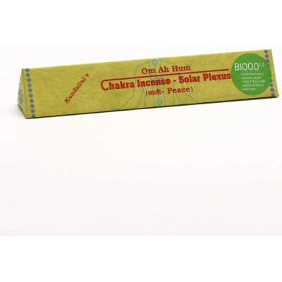 Chakra Incense vonné tyčinky tibetské Solar plexus peace 19 ks – Hledejceny.cz