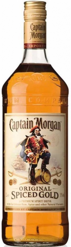 Captain Morgan Original Spiced Gold 35% 1 l (holá láhev)
