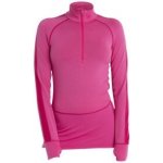 Icebreaker Wmns Descender LS Zip Hood Electron Pink/Tempo – Zboží Dáma