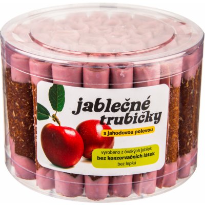 B.Produkt Trubičky jablečné s jahodovým jogurtem dóza 450 g – Sleviste.cz