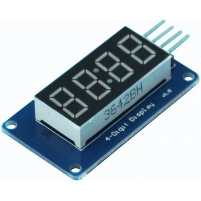 4místný LED displej řídicí jednotka TM1637 – Zboží Živě