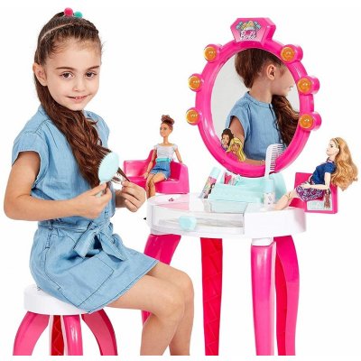 Klein Theo 5328 Barbie dětský kosmetický stůl se světelnými a zvukovými efekty – Hledejceny.cz
