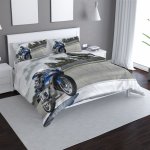 Sablio Povlečení Motorkář 140x220 70x90 – Zboží Dáma