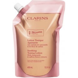 Clarins zklidňující tonizační voda pro velmi suchou až citlivou pleť 400 ml náhradní náplň