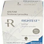 Rightest Proužky diagnostické GS720 50ks – Hledejceny.cz