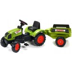 FALK Šlapací traktor 2040B Claas Arion 410 s vlečkou – Sleviste.cz