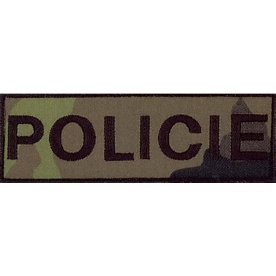 Nášivka: POLICIE [malá] [ssz] vz. 95 zelený – Sleviste.cz