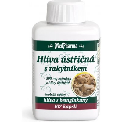 MedPharma Hlíva ústřičná s rakytníkem 107 kapslí – Hledejceny.cz