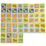 Viga Dřevěné domino Divoká zvířátka – Zboží Živě