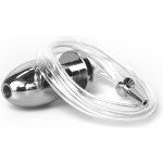 Triune Fire Hose Penis Plug with Buttplug anální enema kolík s uretrálním plugem – Zboží Dáma