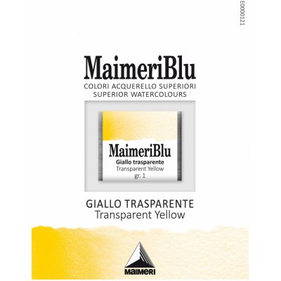 Maimeri Blu Akvarelová barva Transparent Yellow 122 1,5 ml 1 ks – Hledejceny.cz
