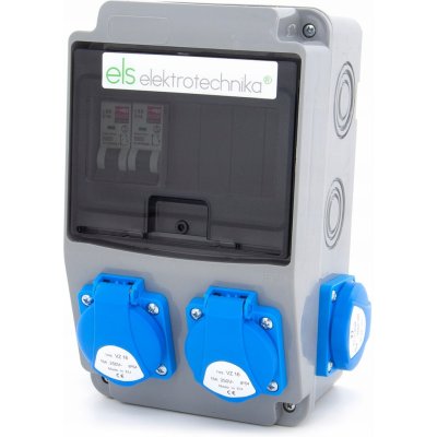 Rozvaděč ELS Elektrotechnika 230 V IP44 63 A – Sleviste.cz