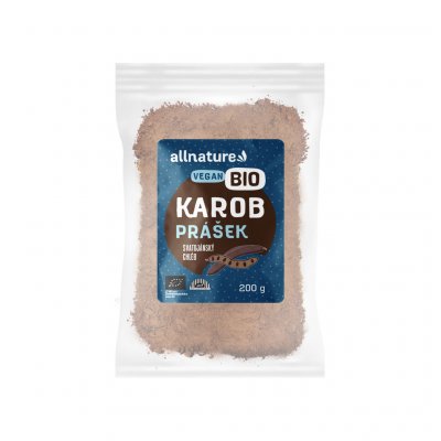 Allnature Karob prášek BIO 200 g – Zbozi.Blesk.cz