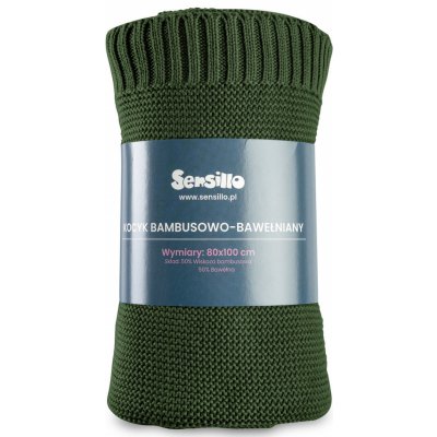 Sensillo Dětská deka láhvově zelená – Zboží Mobilmania