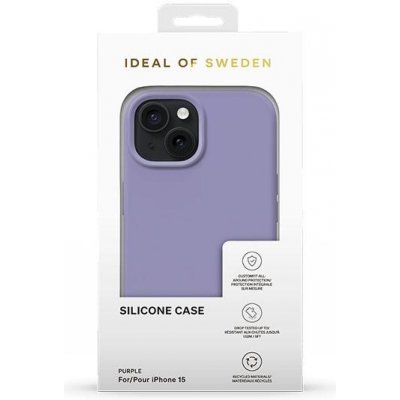 iDeal Of Sweden Silicone Apple iPhone 15 fialové