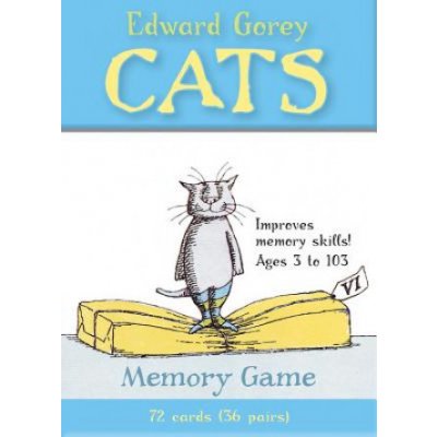 Edward Gorey Cats Memory Game x72 Cards – Zboží Mobilmania