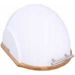 Haus Roland Curcuma Chlebník plastový s dřevěným dnem bílý – Zbozi.Blesk.cz