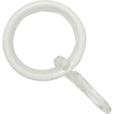 Gardinia Záclonové kroužky Kreta s kluznou vložkou bílé 12 cm x 3 cm – Hledejceny.cz