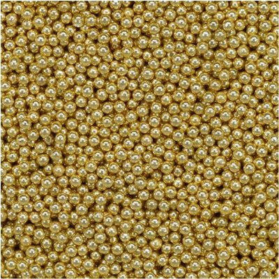 Drobné skleněné kuličky Pentart 40 g / zlaté – Sleviste.cz