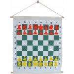 CNChess Demonstrační magnetická šachovnice rolovací 66x66 cm – Zboží Dáma