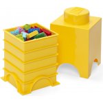 LEGO® Úložný box 12,5 x 12,5 x 18 cm Žlutá – Sleviste.cz