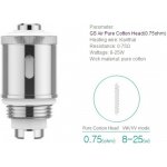 iSmoka Eleaf GS Air Pure Cotton žhavící hlava nerez 0,75ohm – Sleviste.cz