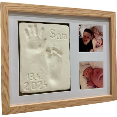 Trojrámeček pro miminko na otisky na stůl nebo stěnu – Zboží Živě