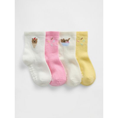 GAP Baby pobnožky 4 páry Vícebarevná – Zboží Dáma