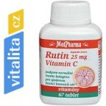 MedPharma Rutin 25 mg + Vitamin C 67 tablet – Hledejceny.cz