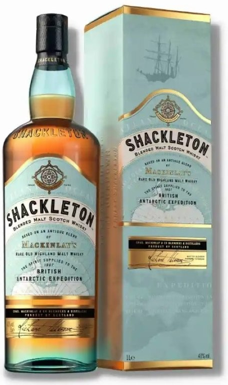 Charles Mackinlay & Co. Mackinlays Shackleton Blended Malt 40% 1 l (holá láhev)