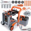 Malý kutil Smoby pracovní vozík Black & Decker Devil Workmate 3v1 s nářadím a 18 doplňky