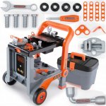 Smoby pracovní vozík Black & Decker Devil Workmate 3v1 s nářadím a 18 doplňky – Sleviste.cz