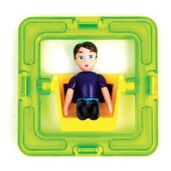 Magformers Čtverec s figurkou 1 ks chlapec