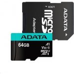 ADATA MicroSDXC 64 GB AUSDX64GUI3V30SA2-RA1 – Sleviste.cz
