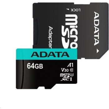 ADATA MicroSDXC 64 GB AUSDX64GUI3V30SA2-RA1