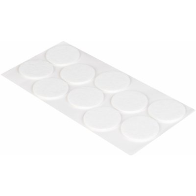 Walteco Filcové podložky, průměr 45mm, samolepící, bílé, 10 ks , 85067 – Hledejceny.cz