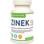 Nutri House Zinek 25mg 100 tablet – Hledejceny.cz
