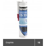 Ceresit CS 25 sanitární silikon 280 g graphite – Zboží Mobilmania