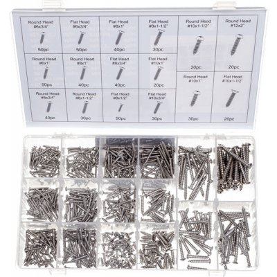 Vruty nerezové sada 560 ks 30090 – Hledejceny.cz