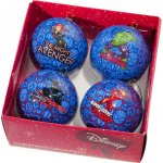 KURT ADLER Marvel SET Avengers vánoční ozdoby modré 4 ks – Hledejceny.cz