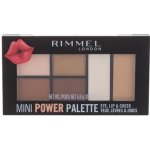 Rimmel London Mini Power Palette paletka očních stínů, rty a tváře 004 Pioneer 6,8 g – Hledejceny.cz