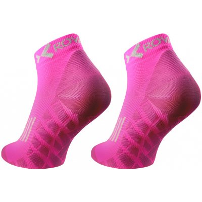 Royal Bay Sportovní ponožky LOW-CUT neonově růžová
