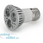 Whitenergy Power LED žárovka E27 3xLED 3.5W 230V Studená bílá refl. – Hledejceny.cz